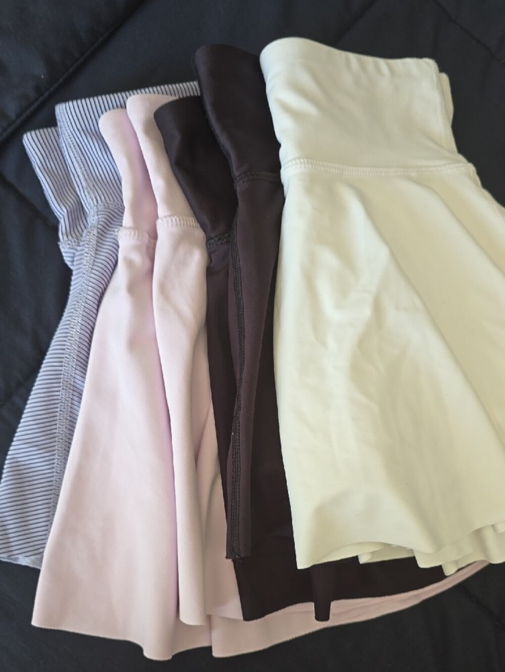 Old Navy Girls Skort Set - Yellow, Light Pink, Navy Stripe, Brown - Picture 8 of 8